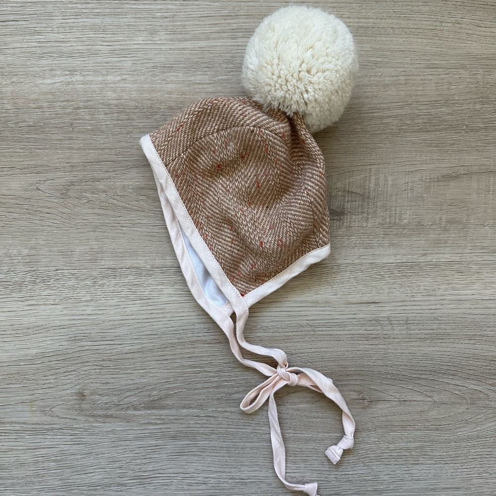 Briar Baby Pom Bonnet (6-12mo)